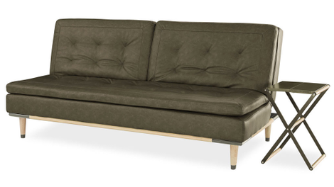 Illustration for article titled Space-Saving Sofa Bed Features Extra Furniture Hidden Inside